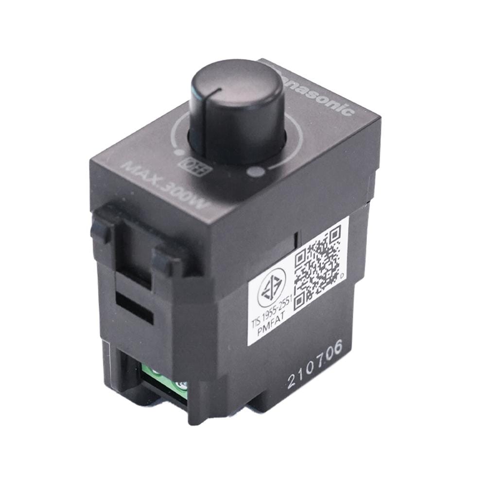สวิตช์หรี่ไฟ PANASONIC WEGN57813 300 วัตต์ สีดำ