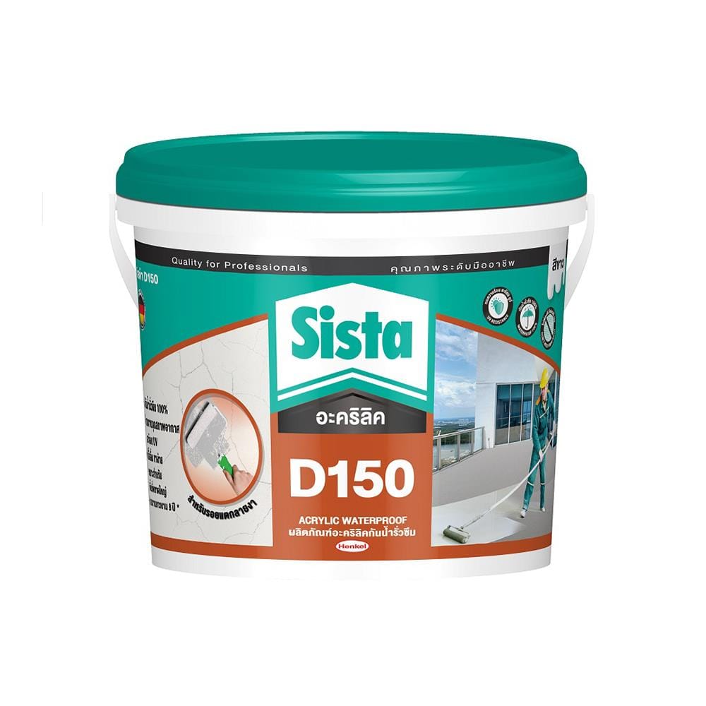 อะคริลิกกันซึม SISTA D150 4 กก. สีขาว