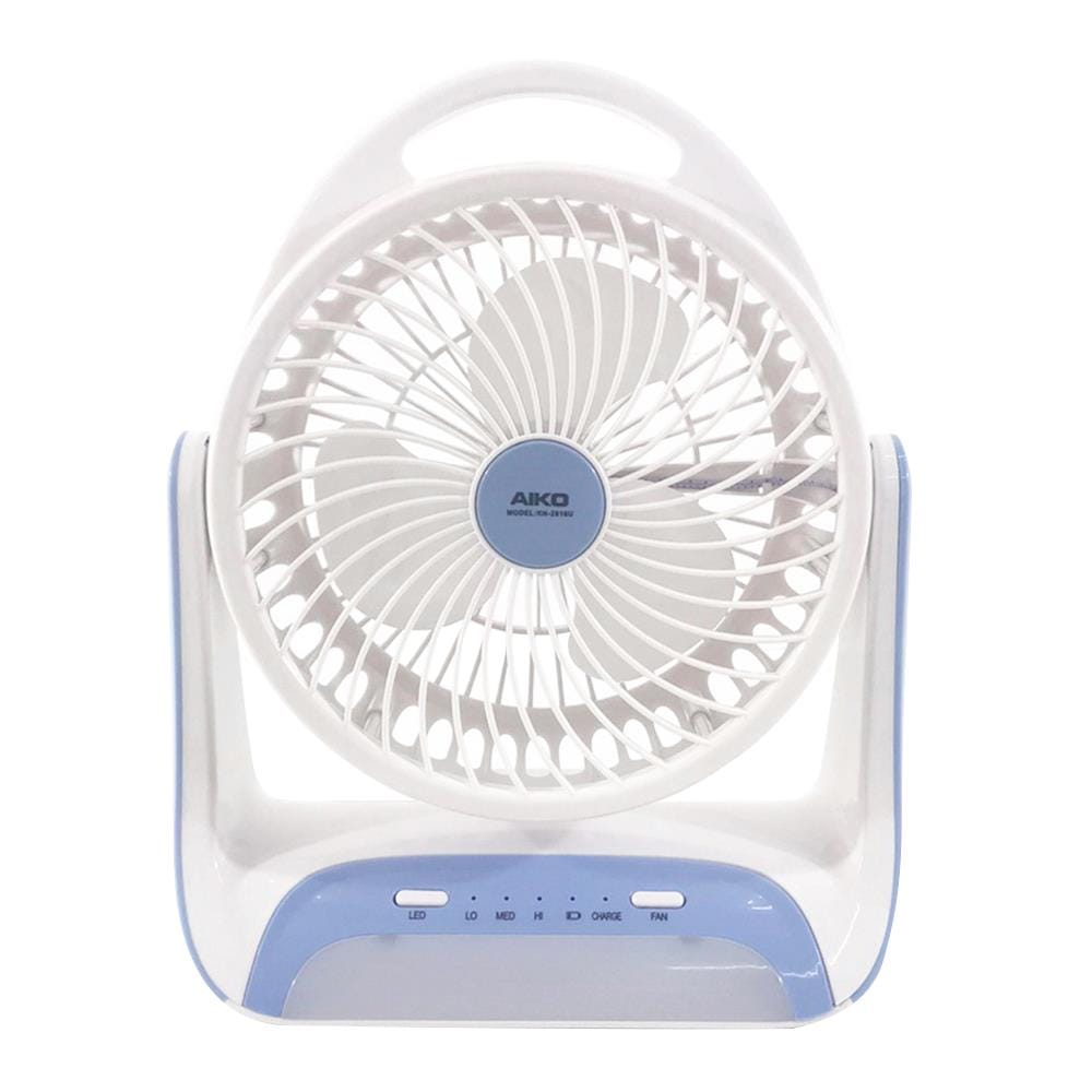 พัดลมพกพา AIKO KN-2816U สีฟ้า