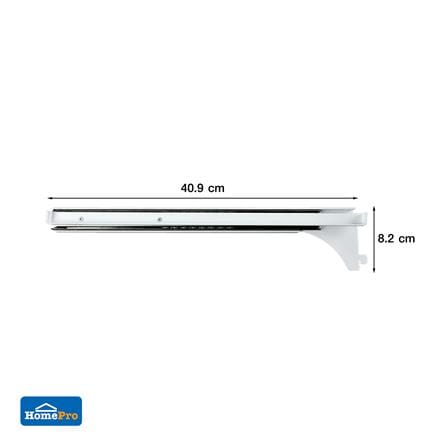 แขนรับรางเลื่อนตะกร้าเดี่ยว STACKO FLEXI 2.4x40.9x8.2 ซม. สีขาว (L,R)_4