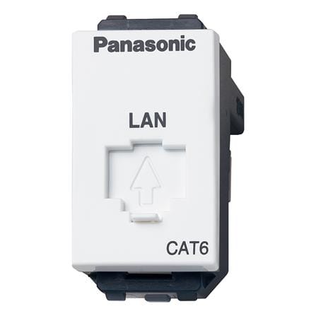 เต้ารับคอมพิวเตอร์ PANASONIC CAT6 WEGN24886 สีขาว_0