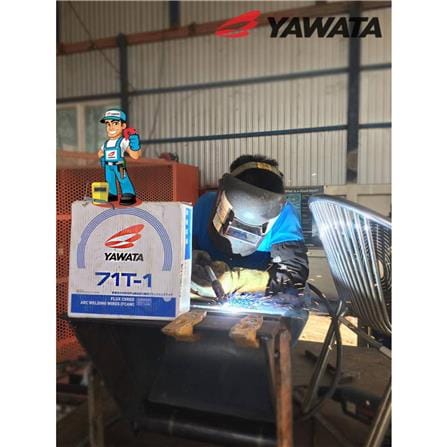 ลวดเชื่อมเหล็ก FLUX CORE YAWATA 71T1 1.2 มม. 15 กก._4
