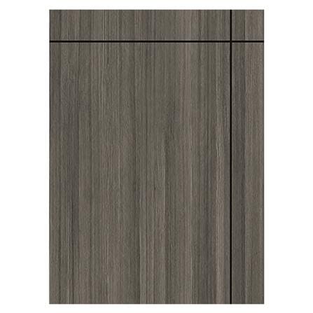 ประตู UPVC ไม่เจาะลูกบิด PARAZZO ED บานทึบ 100X200 ซม. สี SMOKY GREY_2