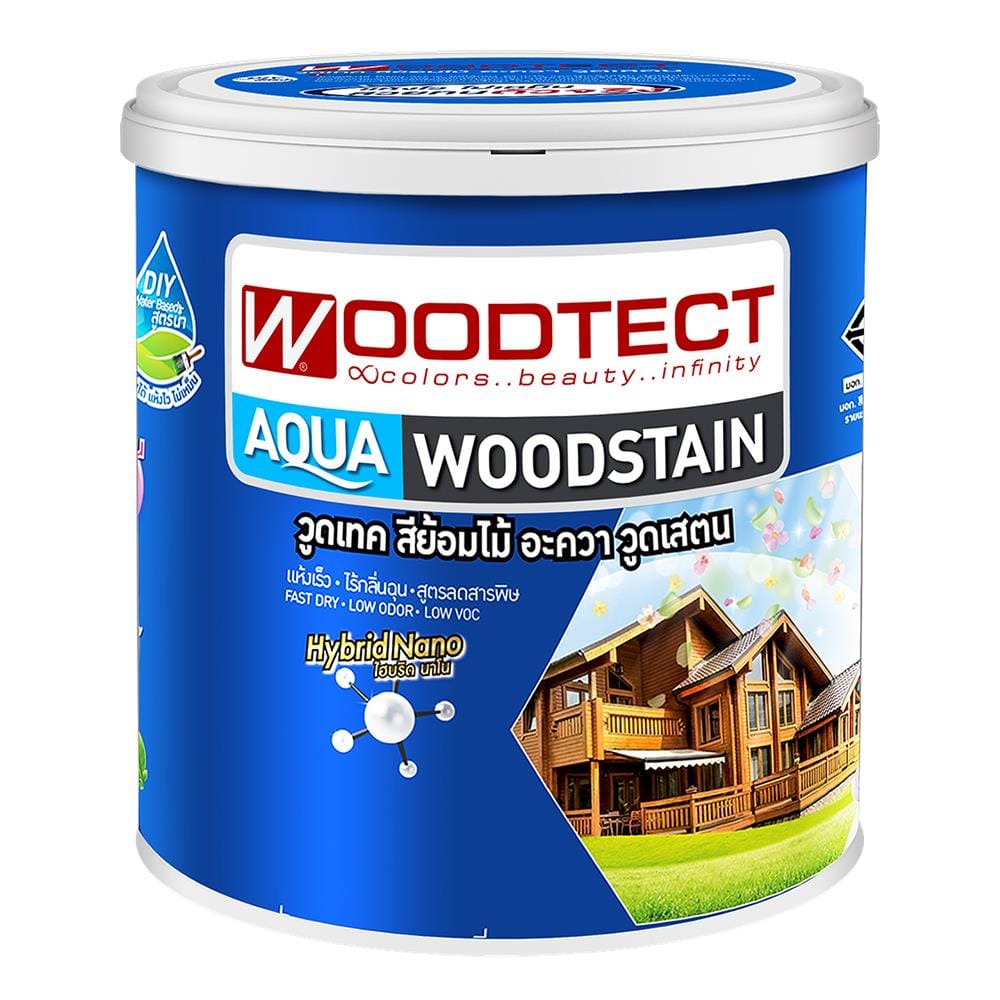 สีย้อมไม้ WOODTECT AG-105 สีไม้ประดู่ ด้าน 1 แกลลอน