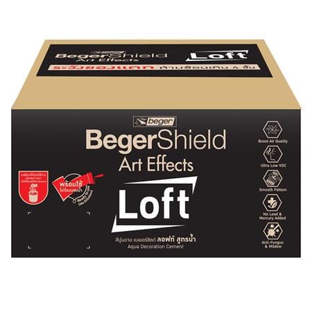 ชุดสีเท็กเจอร์ BEGER SHIELD ART EFFECTS LOFT 101 1 แกลลอน_1