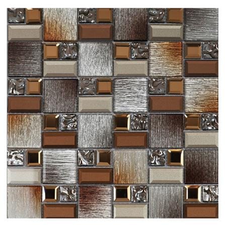 โมเสคแก้ว 30x30 ซม. HPR-204 ROSE GOLD_0