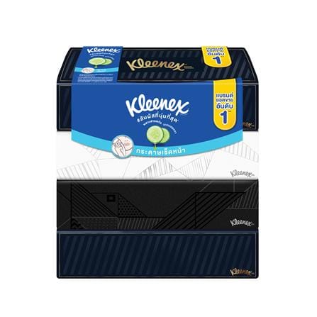 กระดาษเช็ดหน้า KLEENEX BE U 115 แผ่น (แพ็ก 4 ชิ้น)