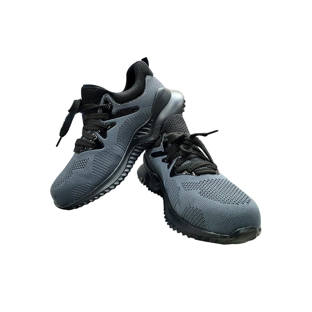 รองเท้านิรภัยผ้า พื้นยาง DEXZON LJ-20680 เบอร์ 42 สีเทา