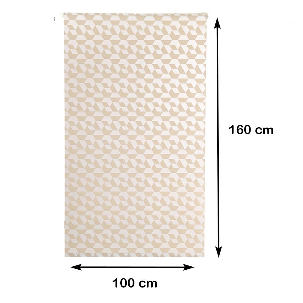 ผ้าม่านม้วน HOME LIVING STYLE HEXA 100x160 ซม. สีน้ำตาล