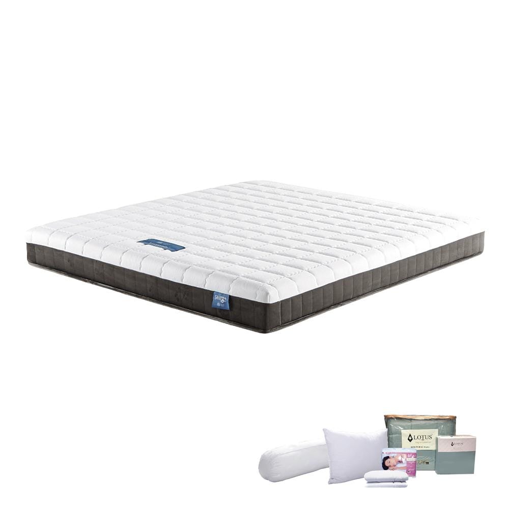 ที่นอนโฟม 3.5 ฟุต LOTUS รุ่น LERMANIA พร้อมชุดเครื่องนอน 7 ชิ้น