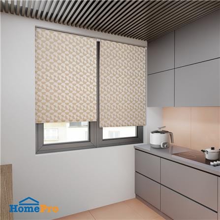 ผ้าม่านม้วน HOME LIVING STYLE HEXA 70x160 ซม. สีน้ำตาล_3