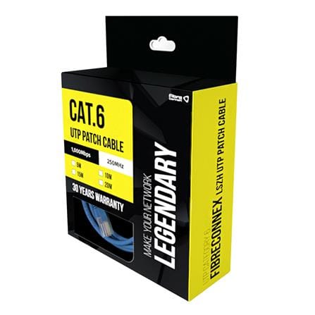 สาย LAN CAT6 FIBRECONNEX 15 ม. สีฟ้า_2