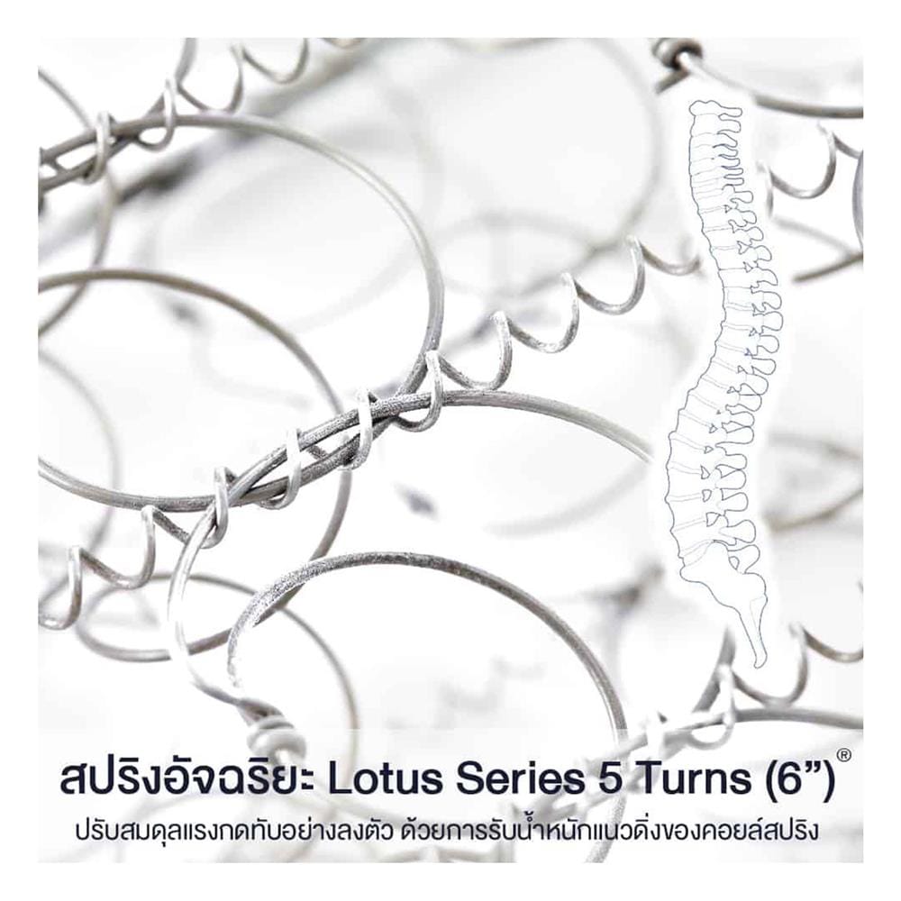 ที่นอนสปริง 6 ฟุต LOTUS รุ่น WESTMAN พร้อมชุดเครื่องนอน 11 ชิ้น