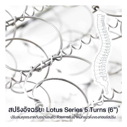 ที่นอนสปริง 6 ฟุต LOTUS รุ่น WESTMAN พร้อมชุดเครื่องนอน 11 ชิ้น_4