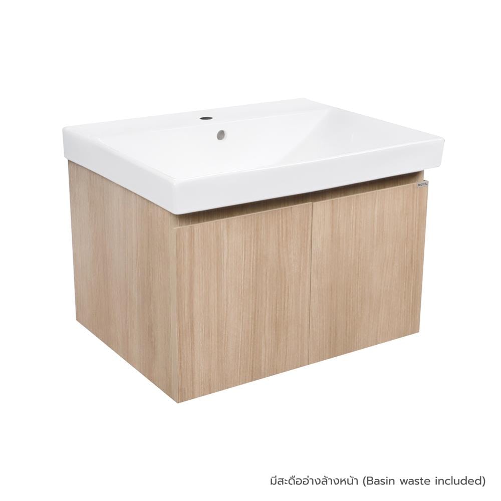 อ่างล้างหน้าเคาน์เตอร์ MOYA PZMY-001 สี Natural Oak