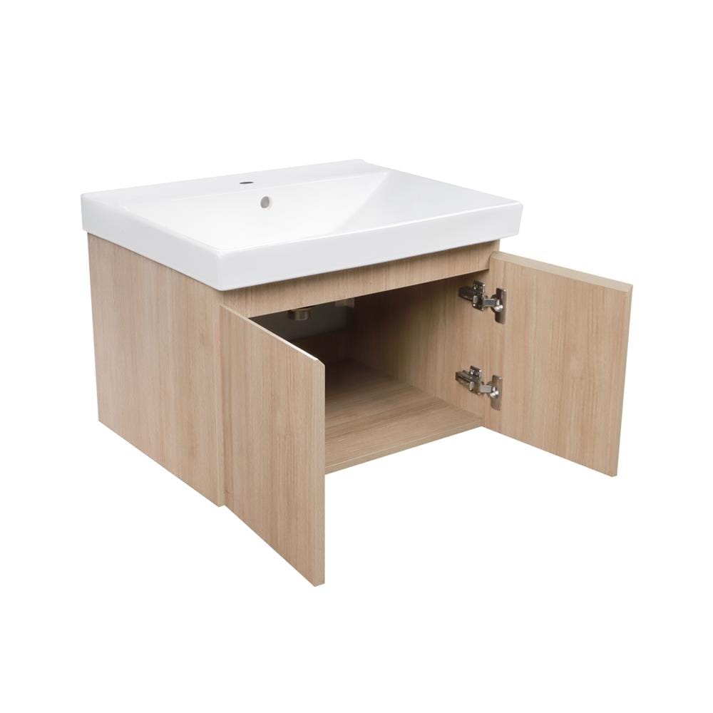 อ่างล้างหน้าเคาน์เตอร์ MOYA PZMY-001 สี Natural Oak
