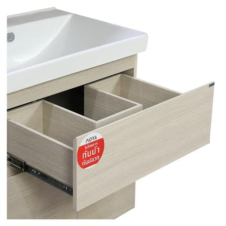 อ่างล้างหน้าเคาน์เตอร์ MOYA PZMY-002 สี LIGHT OAK_3