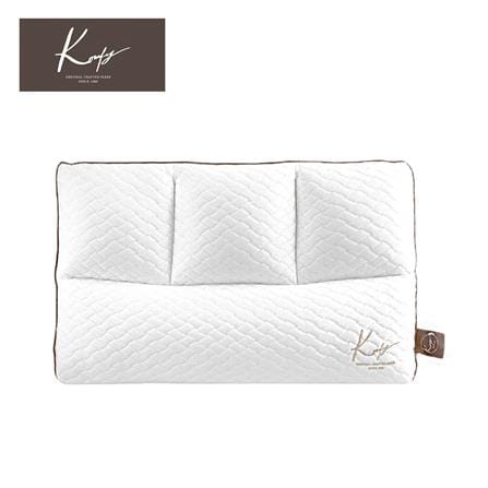 หมอนสุขภาพ ใยสังเคราะห์ KOMFY KOOL KISS ไซส์ L 16x27 นิ้ว สีขาว
