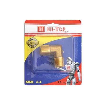 ข้อต่อข้องอ เกลียวนอก-นอก HI-TOP MML 4-4 หุน (1/2-1/2 นิ้ว) สีทอง_2