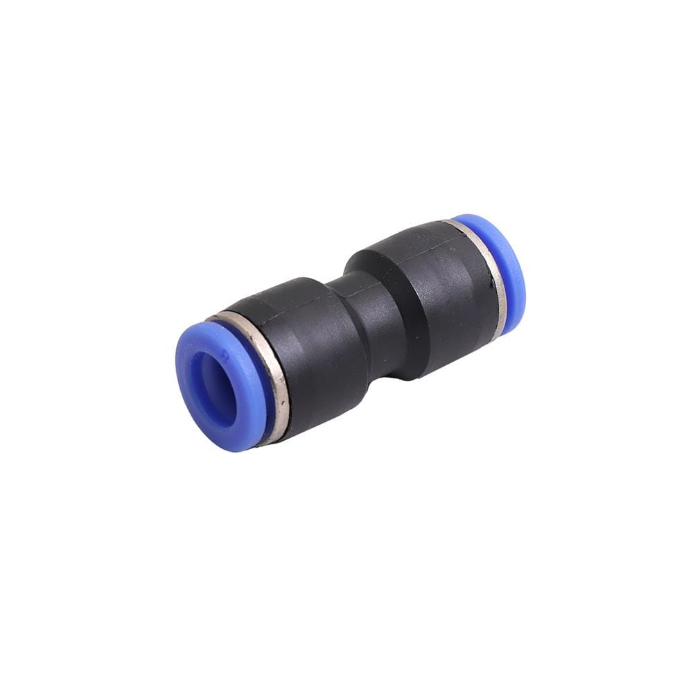 ข้อต่อเสียบสายลม 2 ทาง ทางตรง HI-TOP APU-8 8 มม. สีดำ