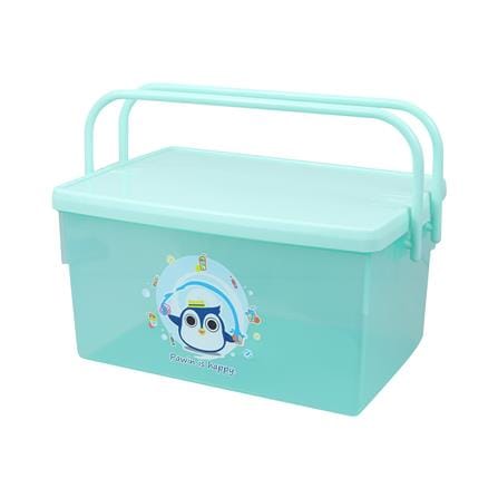 กล่องหูหิ้ว ฝาล็อค SN PAWIN 530GR สีเขียว_0