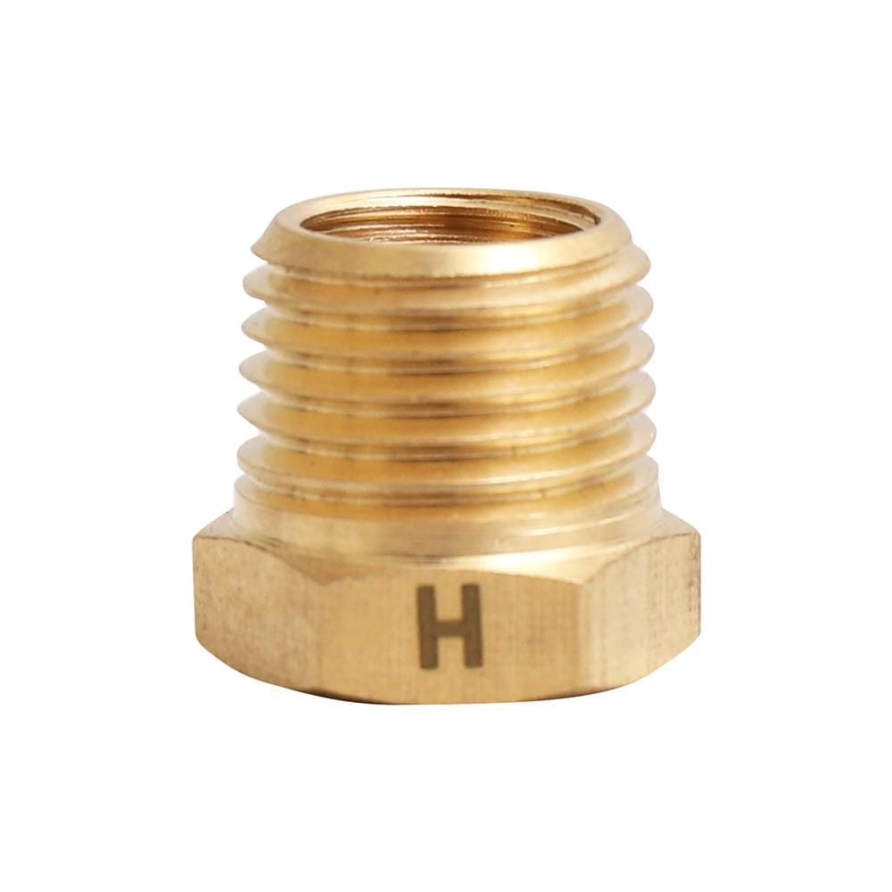 ข้อต่อข้อลดเกลียวใน-นอก HI-TOP BH 1-2 หุน (1/8-1/4 นิ้ว) สีทอง