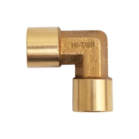 ข้อต่อข้องอเกลียวใน-ใน HI-TOP FFL 2-2 หุน (1/4 นิ้ว) สีทอง_1