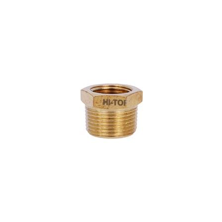 ข้อต่อข้อลดเกลียวใน-นอก HI-TOP BH 4-6 หุน (1/2-3/4 นิ้ว) สีทอง_1