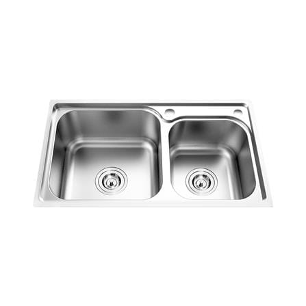 ซิงค์ฝัง 2 หลุม THAI FORWARD FS8004 สเตนเลส_0