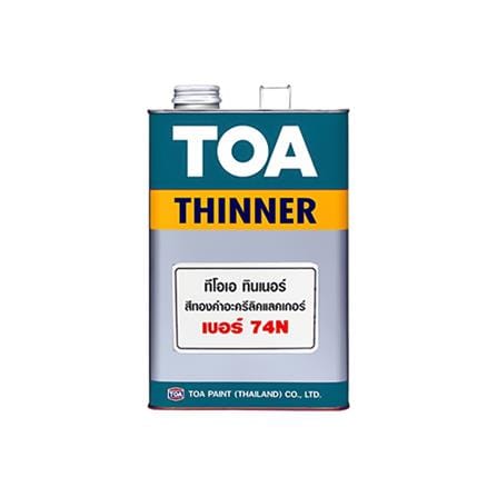 ทินเนอร์สีแลคเกอร์อะคริลิก TOA 074N 1/4 แกลลอน_0