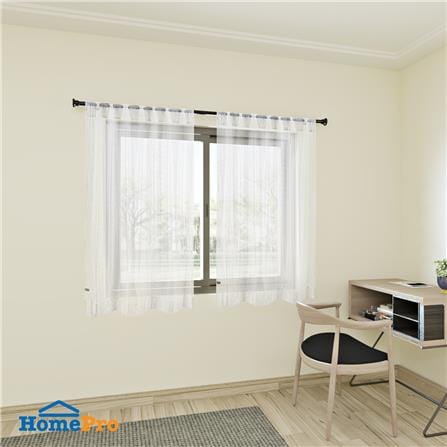 ผ้าม่านโปร่งซ่อนหู HOME LIVING STYLE SVEN 140X160 ซม. สีขาว_5