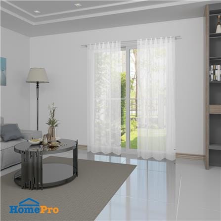 ผ้าม่านโปร่งซ่อนหู HOME LIVING STYLE SVEN  140X220 ซม. สีขาว_5