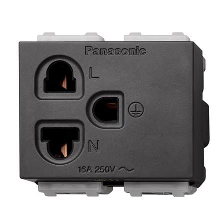 เต้ารับเดี่ยว 3 ขา PANASONIC WEGN 1191H สีเทา_0