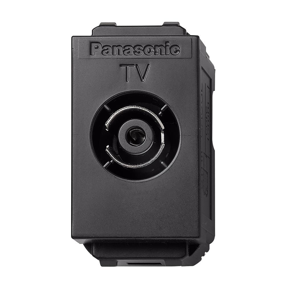 เต้ารับโทรทัศน์ 75 โอห์ม PANASONIC WEGN2501 H สีเทา