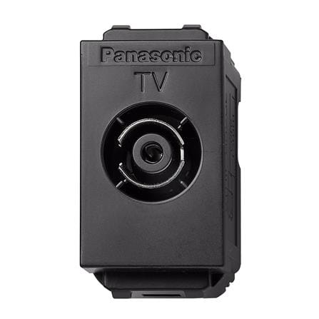 เต้ารับโทรทัศน์ 75 โอห์ม PANASONIC WEGN2501 H สีเทา