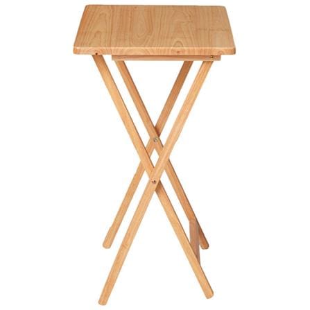โต๊ะพับไม้ยางพารา PJ WOOD สีธรรมชาติ_1