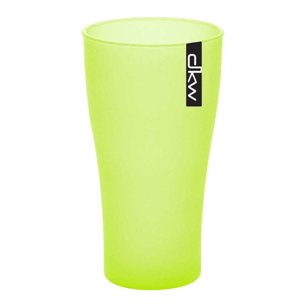 แก้วน้ำ PP 450ml DKW SLIM แพ็ค 2 ใบ ฟ้า/เขียว