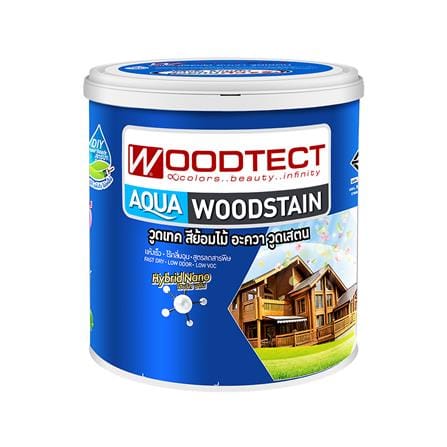 สีย้อมไม้ WOODTECT AQUA WD507 M 1 แกลลอน สีสักล้านนา_0