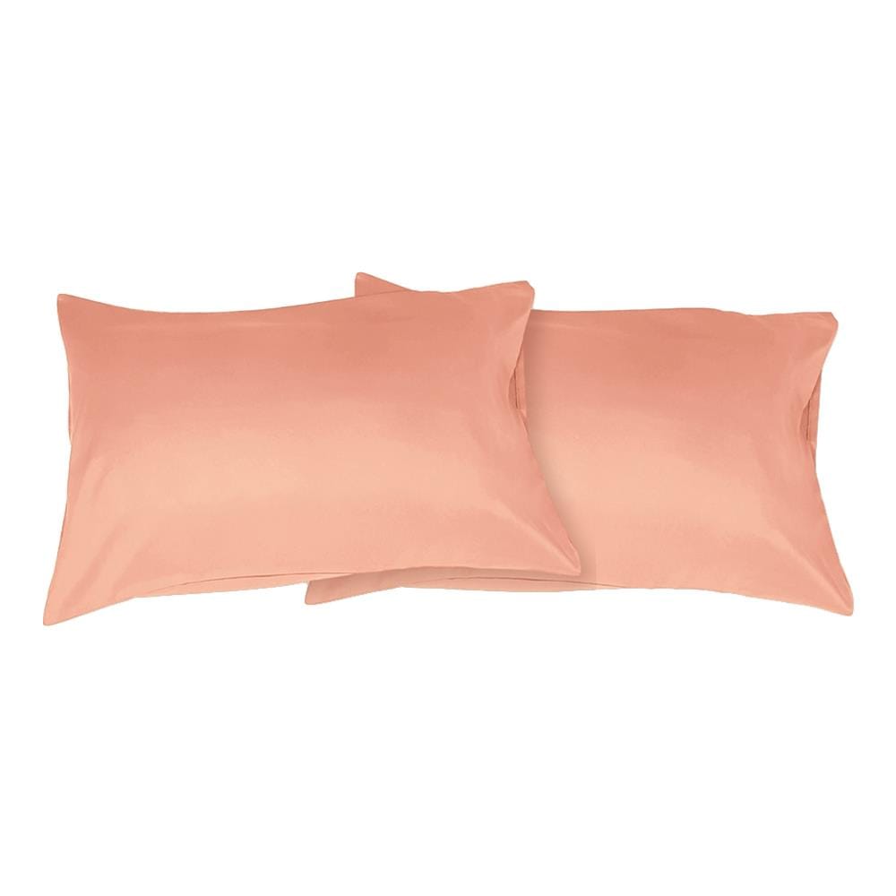 ปลอกหมอนหนุน BED CLIP STANDARD สีส้มโอโรส แพ็ก 2 ชิ้น