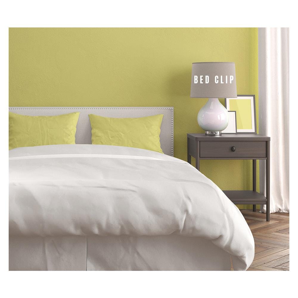 ปลอกหมอนหนุน BED CLIP STANDARD สีเหลืองนวล แพ็ก 2 ชิ้น