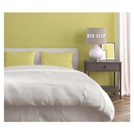 ปลอกหมอนหนุน BED CLIP STANDARD สีเหลืองนวล แพ็ก 2 ชิ้น_3