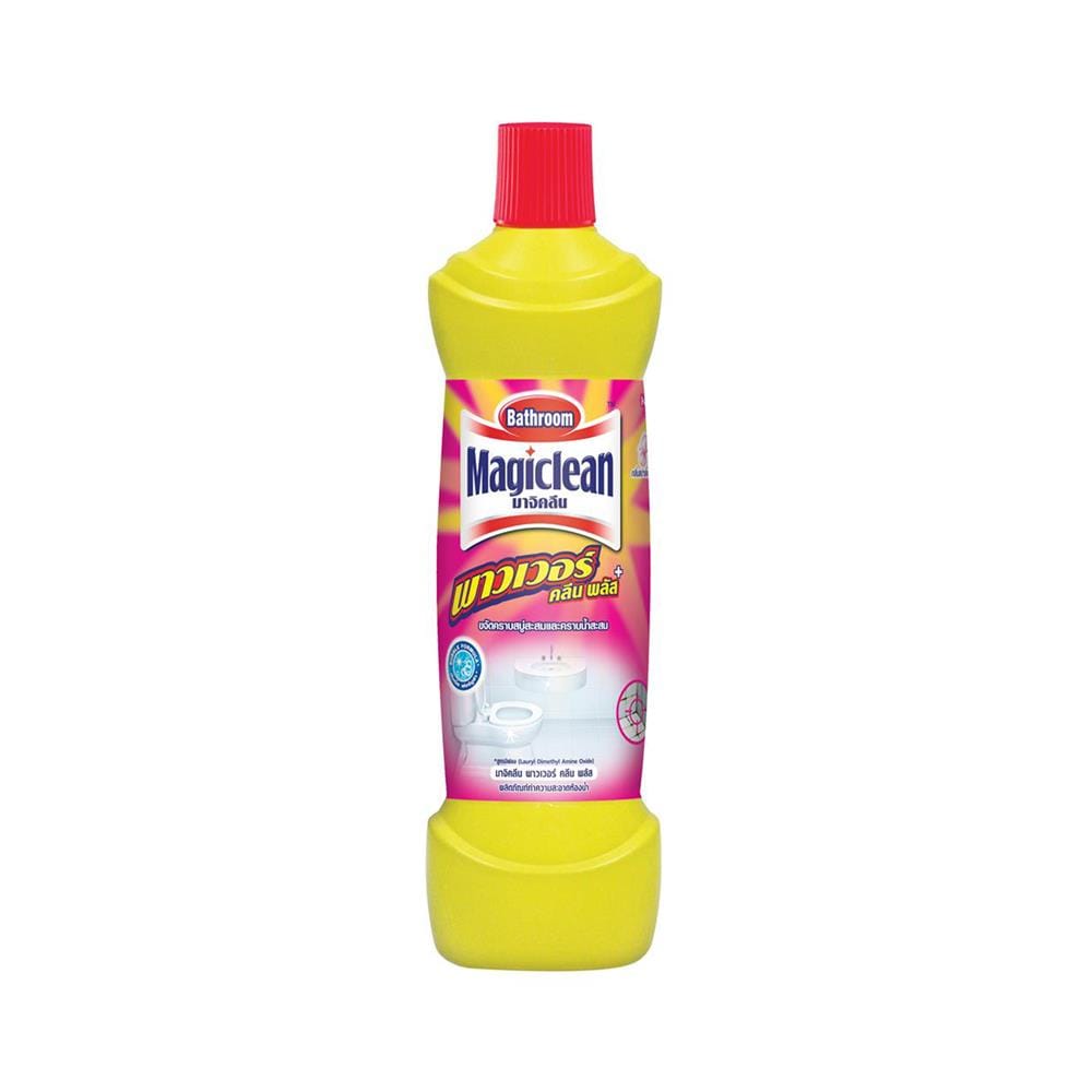 น้ำยาล้างห้องน้ำ MAGICLEAN POWER CLEAN PLUS 850 มล. สีเหลือง
