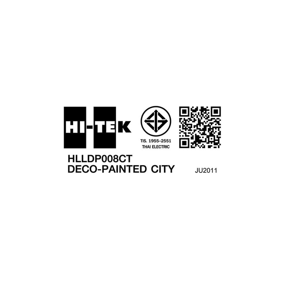 หลอด LED HI-TEK DECO CITY 8 วัตต์ E27 WARMWHITE