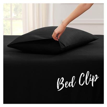 ปลอกหมอนหนุน BED CLIP STANDARD สีดำ แพ็ก 2 ชิ้น_2