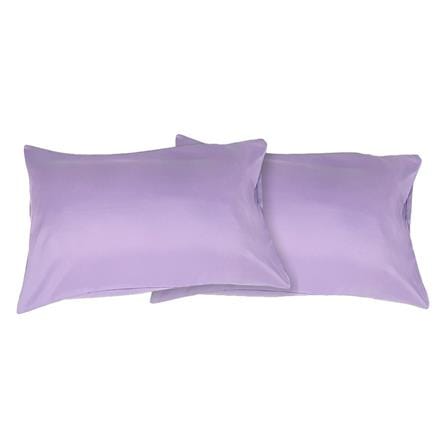 ปลอกหมอนหนุน BED CLIP STANDARD สีม่วงอ่อน แพ็ก 2 ชิ้น