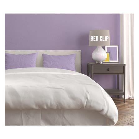 ปลอกหมอนหนุน BED CLIP STANDARD สีม่วงอ่อน แพ็ก 2 ชิ้น_3