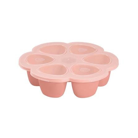 ถาดหลุม 6 ช่อง PP/ซิลิโคน 90ml BEABA สีชมพู_0