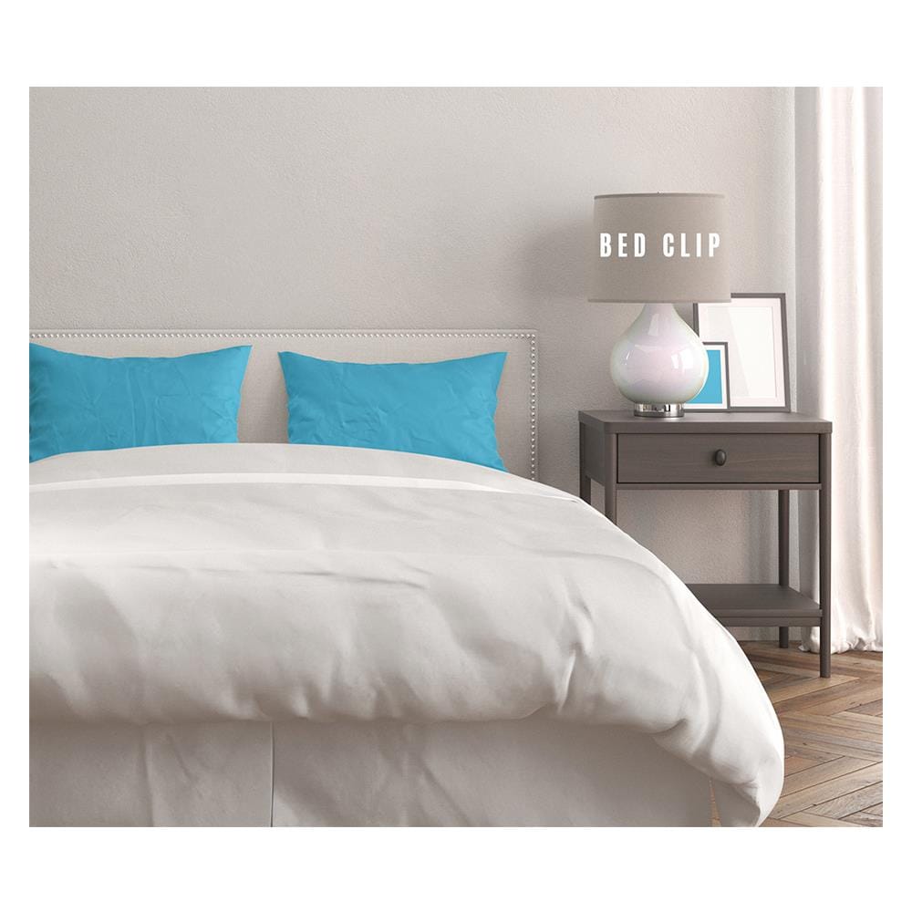 ปลอกหมอนหนุน BED CLIP STANDARD สีฟ้า แพ็ก 2 ชิ้น