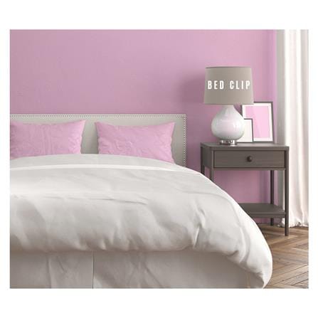 ปลอกหมอนหนุน BED CLIP STANDARD สีชมพูอ่อน แพ็ก 2 ชิ้น_3