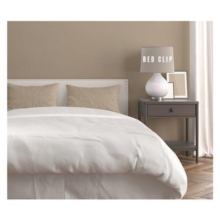 ปลอกหมอนหนุน BED CLIP STANDARD สีครีมอ่อน แพ็ก 2 ชิ้น_3